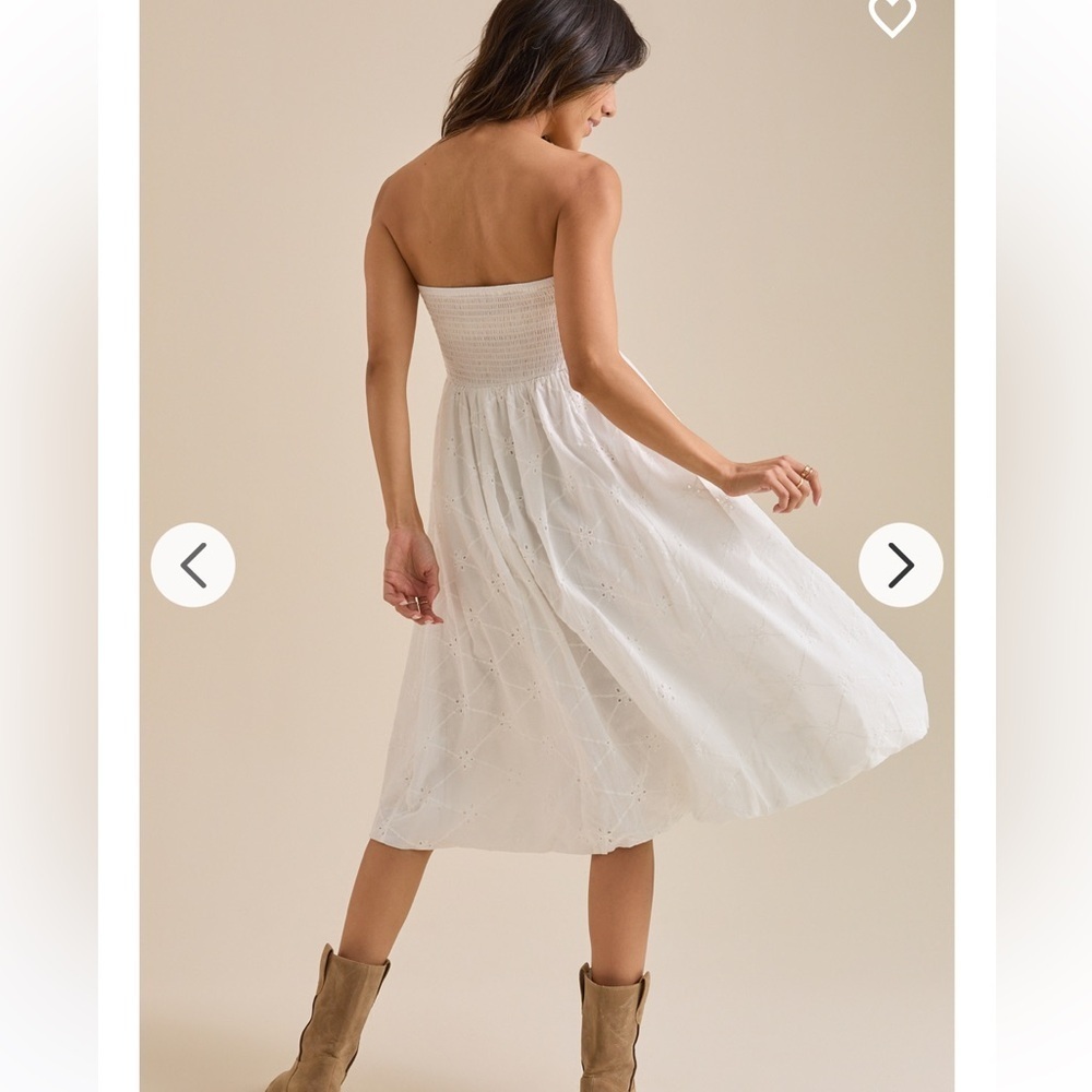 New with tags Altar’d state Kylie eyelet midi dress - Picture 5 of 5